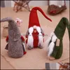 Juldekorationer Juldekorationer bed￥rande s￶ta svenska gnome ansiktsl￶sa dockor nomes h￤nger ben plysch docka f￶r g￥vor och fest dhyxk
