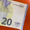 Falska dollar Kopiera Mest Euro Prop 12 Realistisk Pengar Insamling Film Spela Pappersnotis Affärer För Bank Nattklubb 20 Gtgkt