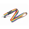 Party Favor 10Pcs Rainbow Mobile Phone Straps Party Favor Neck Lanyards For Keys Id Card Usb Holder Hang Rope Webbing 889 B3 Drop De Dh3Yl