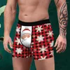 Calzoncillos Bragas de Navidad Hombres resistentes al desgaste Resistente al encogimiento Ajuste cercano Ropa interior elástica de moda que absorbe el sudor