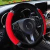 Coprivolante per auto con cristallo scintillante di diamanti per auto Suv Protezione per volante per veicoli Decorazione automatica Materiale peluche