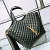 ICARE Maxi Bag Designer Tassen Dames TOTE TAG AANTACHT Diamant gewatteerd strand Fashion grote winkelbakken schouders handtassen 58/38 cm