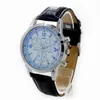 Wristwatches 2022 High Quality Brand Men Watches Casual Fashion Men's Leather Strap Quartz Watch Outdoor Sports Blue 3 Color