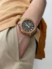 Sportowy kwarc męski zegarek lodowany zegarek LED Automatyczne podnoszenie lekkiego stalowego paska Butterfly Wodoodporne wszystkie ręce mogą obsługiwać serię GM Oak