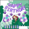 Party Decoration Mermaid Aluminium Film Balloons Party Decoration Happy Birthday English Letter Balloon Suit Purple Blue White Festiv DHPCE