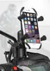 Supporto universale per telefono cellulare per auto, caricabatterie, supporto per telefono per bici in alluminio, supporto per staffa di montaggio GPS, smartphone iPhone da 4-6,5 pollici