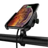 Soporte de cargador inalámbrico Qi de carga rápida para teléfono de motocicleta de 12V para iPhone Xs MAX XR X 8 Samsung Huawei Xiaomi