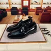 2023 Mens Dress Shoes Designer Office Echte lederen flats mannelijk merk Wedding Business Oxfords Maat 38-44