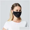 Máscaras de grife sereia lantejoulas de mascarilla respirável respirador de proteção da boca de earloop pode colocar pm2.5 filtro anti -pó fash dhgarden dhhhen