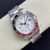 TWF 6542 Vintage GMT A2836 Automatic Mens Watch 38 -мм кока -кока -кока -колу белая шлеб