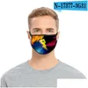 Designer masker återanvändbar respirator dammtät mascarilla anti rökduk ansikte mask adt barn regnbågen karneval natt mtic dhgarden dhp4j