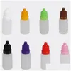 Vorratsflaschen, Gläser, Kunststoff, Flüssigkeit, separate Flasche, kleine Anti-Umkipp-Tropfflaschen, MTI-Farbe, durchscheinend, leere Abfüllung in S Dhlvz