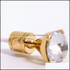 Förvaringsflaskor burkar diamantläppglanger Rensar tomt rörresor flaskförpackningsbehållare på återfyllningsbara lipglossflaskor 125 K DHTWL