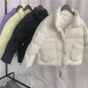 Trenchs pour femmes 2022 veste d'hiver manteau femmes Streetwear Style coréen violet rembourré bouffant Parkas Beige décontracté vêtements chauds pour femme