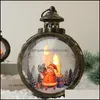 Kerstdecoraties kerstcircar windlamp vrolijk decor voor huis 2021 xmas navidad noel cadeaus cristmas ornamenten gelukkig 4809 q2 dhwov
