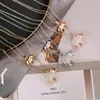 Anhänger Halsketten Koreanische Trendy Nette Kleine Elefant Halskette Für Frauen Doppelschicht Kristall Schlüsselbein Kette Cartoon Schmuck Mädchen Geschenk