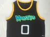 Баскетбол в колледже носит высочайшее качество 1 мужское космическое джемевое инопланетянин Monstars Tune Squad Basketball Jerseys Moive Black Alien Statched Рубашки S-xxl