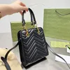 Mode mini tote tassen telefoon handtas munt portemonnee 6 kleuren hoogwaardige kros carrosserie schoudertas gestikte letter afdrukken ontwerp kan met de hand worden gehandeld