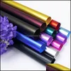 Gift Wrap Platinum Waterproof Wrap Paper Pure Colour Gift Packing Papers Diy Packag Materials Party Backdrop Arrange Arrival 11 5Cy Dhsrk