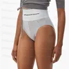Cuecas femininas de algodão letras webbing design confortável calcinha para mulheres moda senhoras alta ascensão roupa interior esportiva lingerie268p