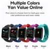Reloj inteligente 116plus para hombres, presión arterial, resistente al agua, reloj inteligente para mujeres, Monitor de ritmo cardíaco, reloj deportivo para Android IOS