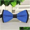 Bow Ties Mens Bow Ties Shirt Business Suits Tie Bowtie For Wedding Groom Groomsmen Gift Drop Delivery Fashion Accessories Dhm3J