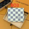 2023 Diseñador Louis Vuitton Monedero corto para hombres y mujeres Monedero corto YSL para mujer Monedero Gucci de cuero con caja