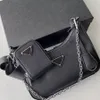 Designers Bags triangle Hobo Chain Bag PU Handbags Chains Luxurious Handbag For Women Fashion Shoulder Bag crossbody Stuff Sacks