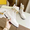 2022 Designer Fendyity Boots Shoes Nude Black Pointed Toe Mid Heel Long Short Boots Shoes NMg