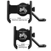 Auto aluminium legering Motorfietsfiets Telefoonhouder Bicycle GPS Bracket Mount Clip Support Moto Mirro HandscheBar Mount voor Xiaomi iPhone