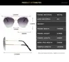 Gafas de sol 2022 Vintage moda de gran tamaño sin montura mujeres famoso diseño Sexy diamante cuadrado gafas de sol para mujer