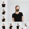 Maschere firmate Maschera facciale lavabile Respiratore antipolvere Personalità riutilizzabile Frangivento Parasole Orecchio appeso Stampa leopardata 4 Dhgarden Dhn3S