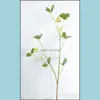 Decorative Flowers Wreaths Plastic Rattan Green Flower Vine Artificial Branches Jasmine Leaf Diy Flowers Wicker Arranging Supplies Dhvan