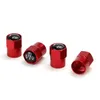 50Set Car Tyre Valve Cap Brold Black Silver Red Tyre Air Caps Caps Auto Dustproof Cover لجميع السيارات