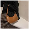 Bolsas de noite Humerpaum Cute Solid Cor Small PU Leather ombro para mulheres 2022 Bolsas simples e bolsas femininas Tootes de viagem