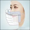 Designer maskerar grossist 100 st/parti eng￥ngshudv￤nlig mask packning respirator filter dimma f￶rebyggande ers￤ttning pad anti damm dhn2b