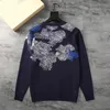 Duyou okrągły sweter Sweater Sweater Men Gothic Letter Print Pullover Harajuku bawełniane swetry dla kobiet 84573