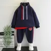 Giyim Setleri Sonbahar Bahar Genç Erkek Kızlar Giyim Seti Çocuklar İçin Trailsuit Toddler 2pcs Giysiler Kıyafetleri Spor Şarkıları 6 8 10 12 12 221125