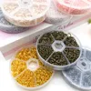 złoto srebrne łańcuchy łącza dla kobiet okrąg okrągły brelok Naszyjka Bransoletka Kolczyki Biżuteria Make Make Materials Components Acessories Wholesale