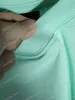 Xinxinbuy Men Designer دمرت Tee T Shirt Sea Wave Letters تطريز قصير الأكمام من القطن النساء الأخضر الأبيض الرمادي كبير الحجم XS-L