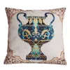 Ethnic style pillow case elephant pattern sofa cushion cover bedside pillow office waist support