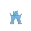 Reng￶ring av handskar eng￥ngshandskar Nitrilhandskar Skyddande vattent￤t och antikorrosion 100 st / Lot Cleaning Tools 94 N2 Drop Deliv DHB0A
