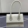 Akşam çantaları omuz j harfli kadın tasarımcı timsahı doku crossbody deri lüks el çantası tote çanta messenger vintage torba cüzdan