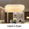 Hanglampen Noordelijke moderne hangende koord veer lamp verlichtingsarmatuur led foyer woonkamer plafond