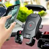 Auto 360 graden rotatie telefoonhouder fiets motorfiets telefoonhouder stuur spiegel mount clip beugel beugel mobiele klemstandaard