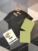 xinxinbuy Camiseta de diseñador para hombre Camiseta con estampado de letras de grafiti en la espalda de manga corta de algodón para mujer verde blanco negro gris XS-2XL