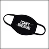 Designerskie maski I Can Breathe Face Black Lives Matce Maski George Floyd Adt Odporny na pranie wielokrotnego użytku Designer Botton PM2.5 Dhj4z
