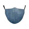 Designerskie maski modowe maska ​​maska ​​oddychająca oddychana do mycia dżinsy wielokrotnego użytku maski drukowania kamuflażu dla mężczyzn w dhgarden dhgwo