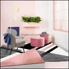 Carpets Nordic Geometric Carpet Modern Living Room Home Decoration Rug Bedroom Hallway Non Slip Mats Pink Doormats Lounge 1284 V2 Dr Dhecg