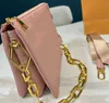 designer bag Wide Totes Designers COUSSIN BB Chain Bags Straps cross body Shoulder Bag Women handbag Colorful Monograms Pattern Embossing Messenger